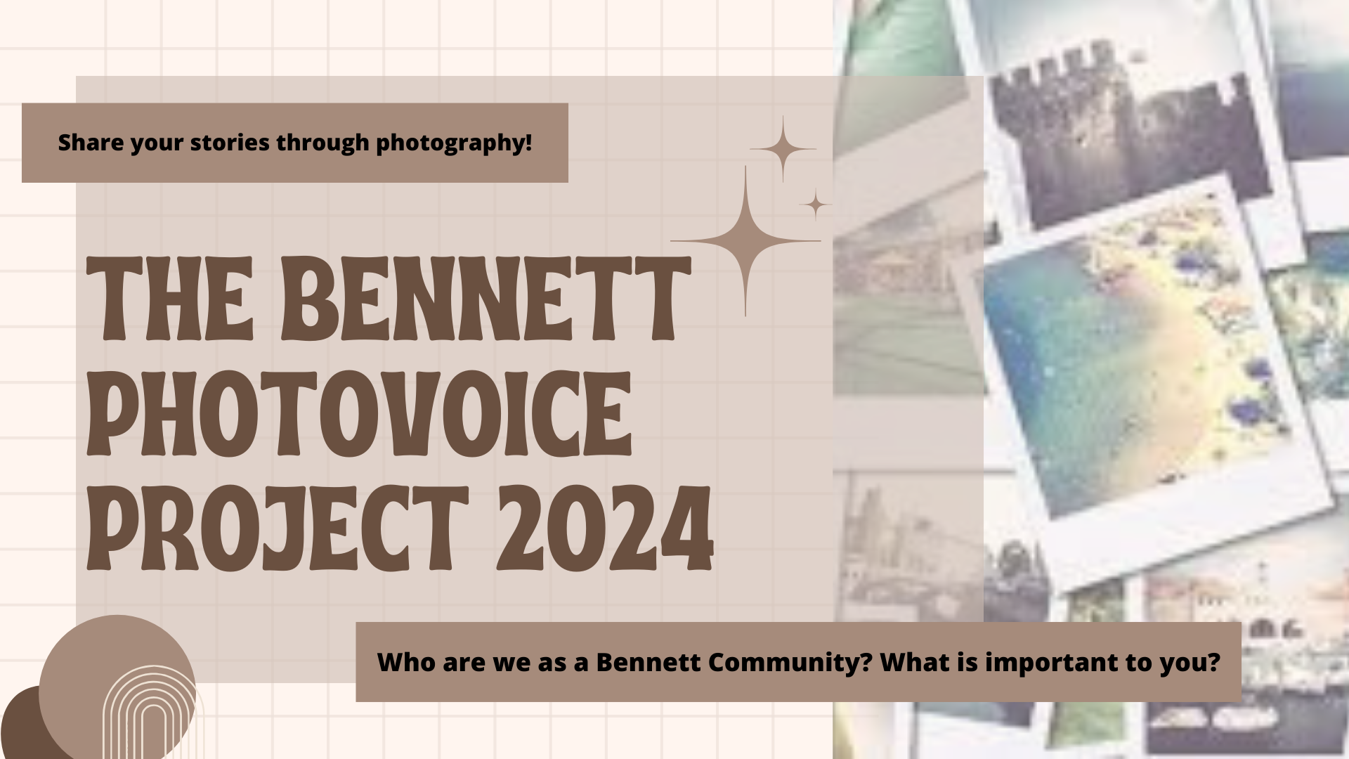 The Bennett Photo Voice Project 2024 Banner