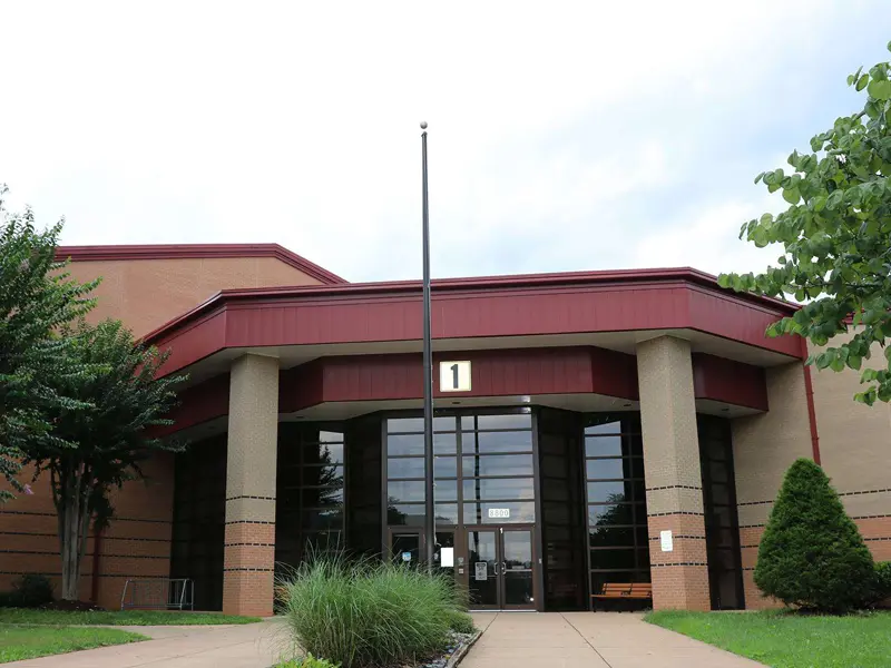 Bennett Elementary School building entrance